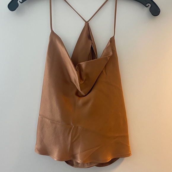 Zara Flowy Draped Tank - Picture 3 of 5
